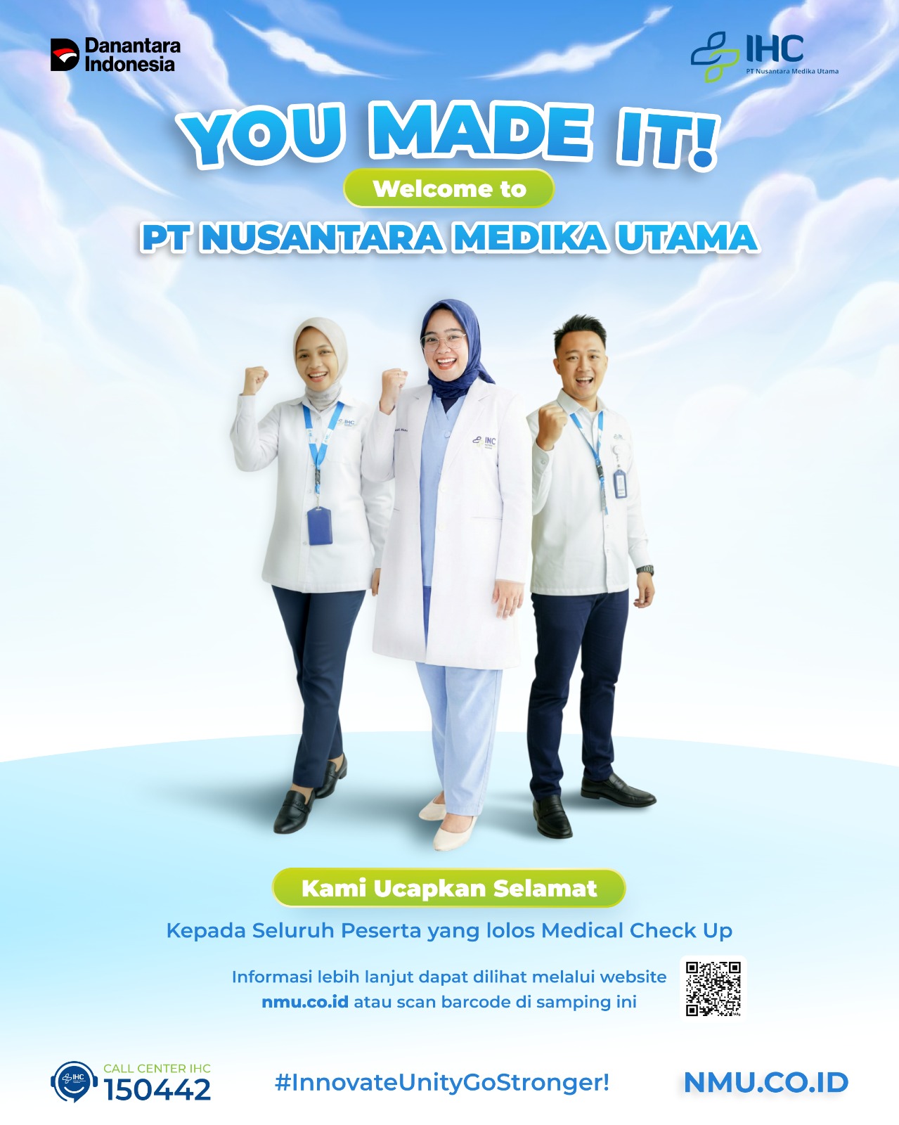 Pengumuman Hasil Rekrutmen Calon Pekerja PT Nusantara Medika Utama Batch 3 Tahun 2025